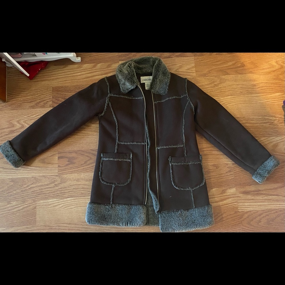 Cherokee Long Brown Coat
